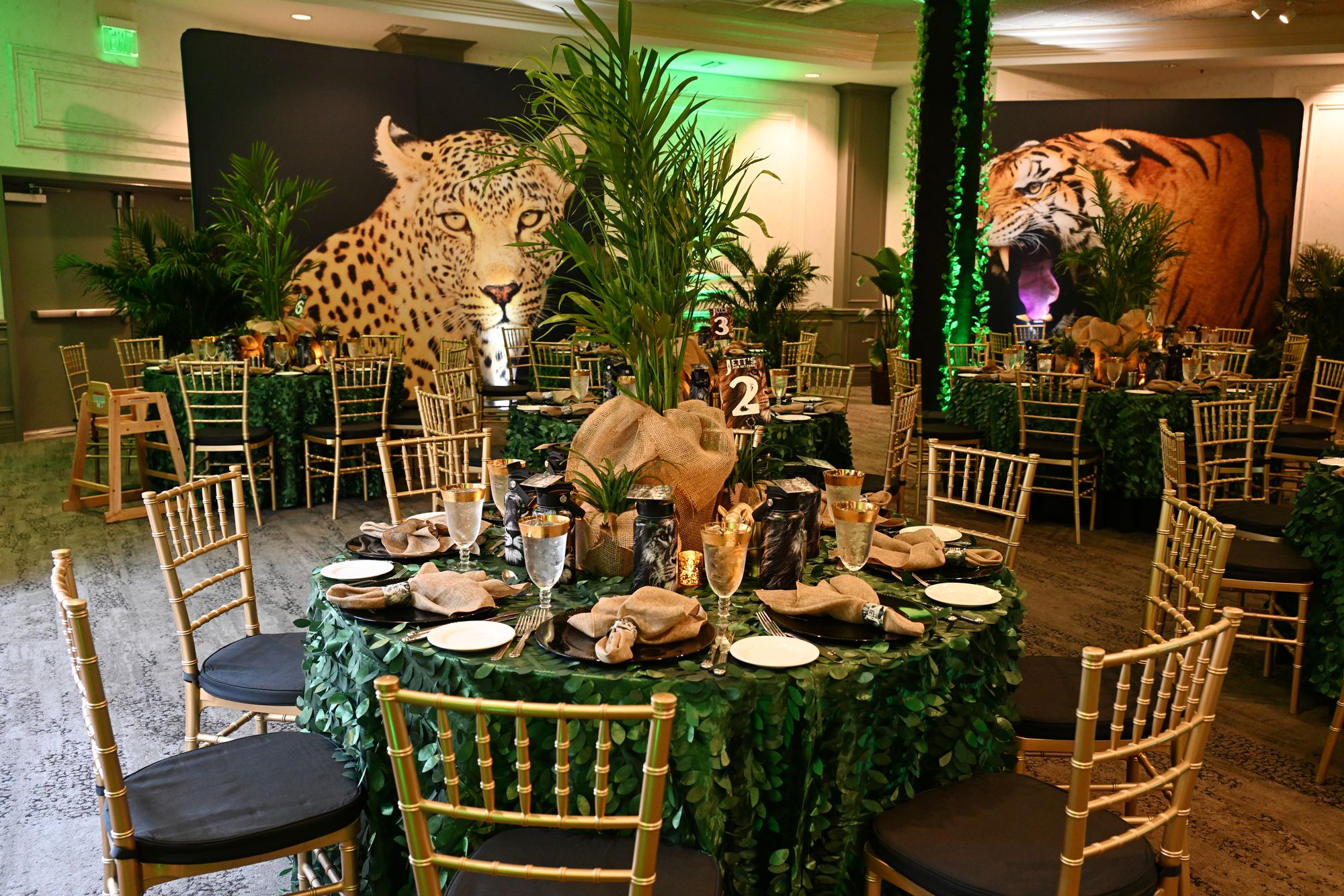 Guests celebrating on the dance floor